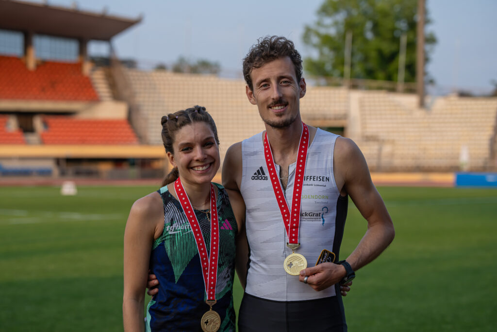 Chiara Scherrer und Michael Curti (Photo: Athletix.ch)
