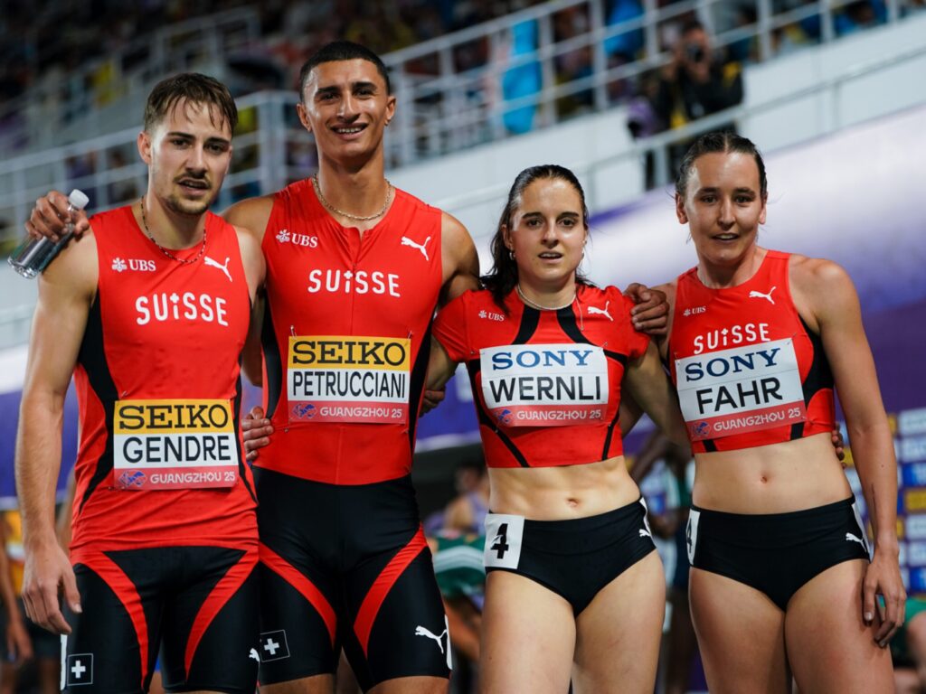 Vincent Gendre, Ricky Petrucciani, Lena Wernli, Annina Fahr (Photo: SportMedia.es)