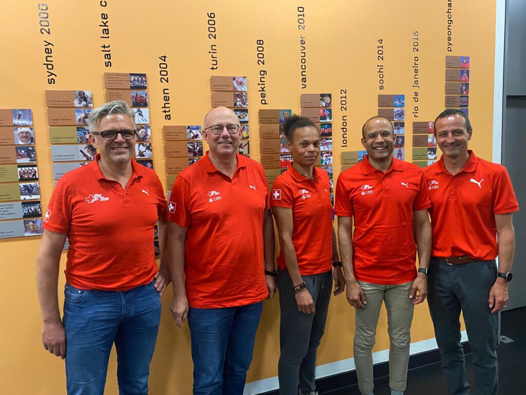 Thomas Müller, Philippe Rebord, Patricia Danzi, Cédric El-Idrissi, Christoph Seiler (Photo: Swiss Athletics)