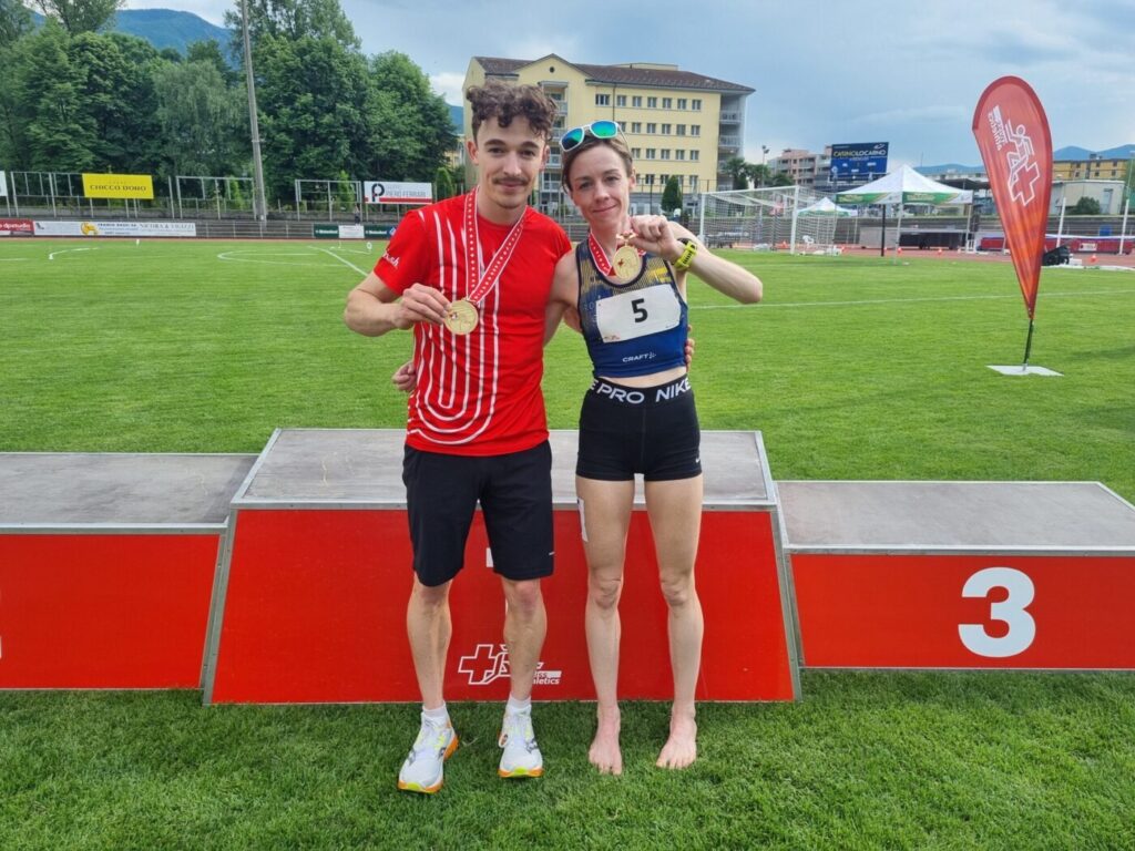Nino Freitag, Nicole Egger (Photo: Swiss Athletics)