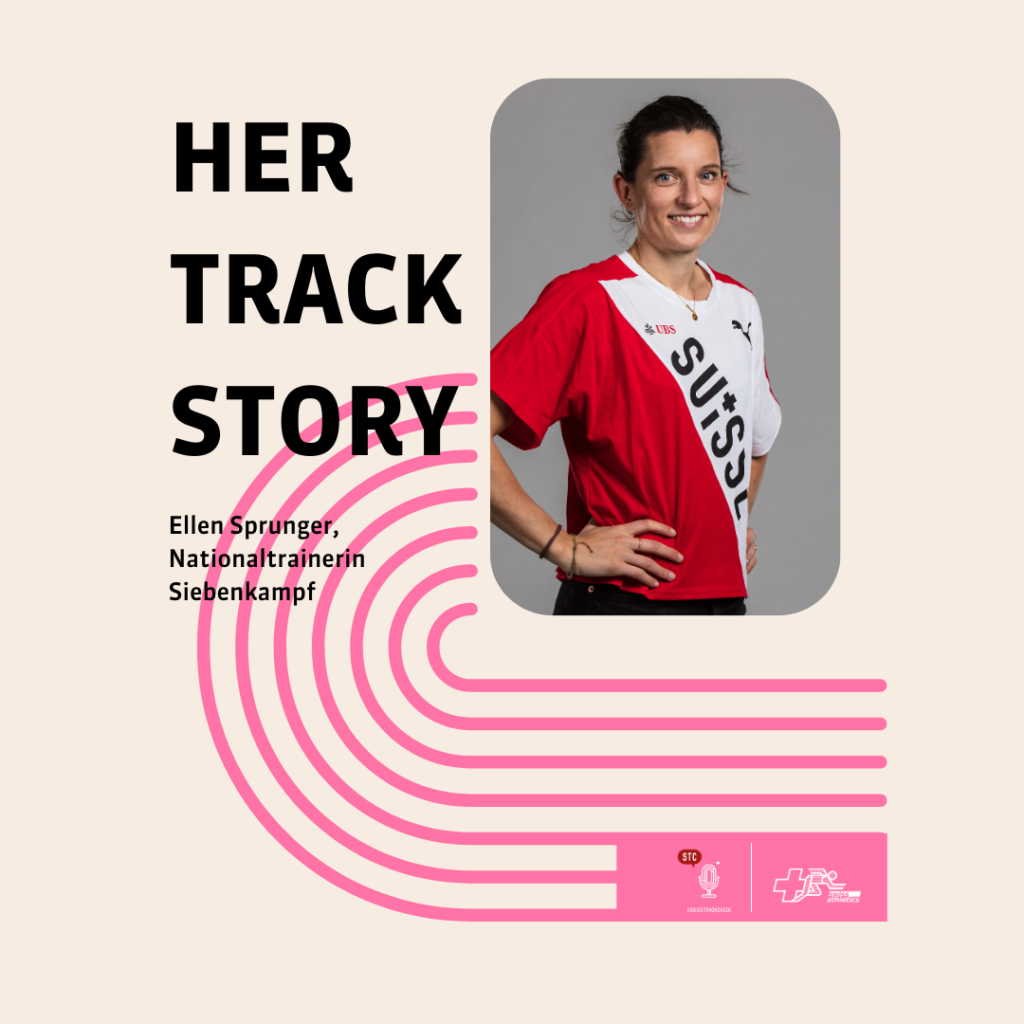 Titelbild für Podcast Her Track Story mit Bild von Ellen Sprunger