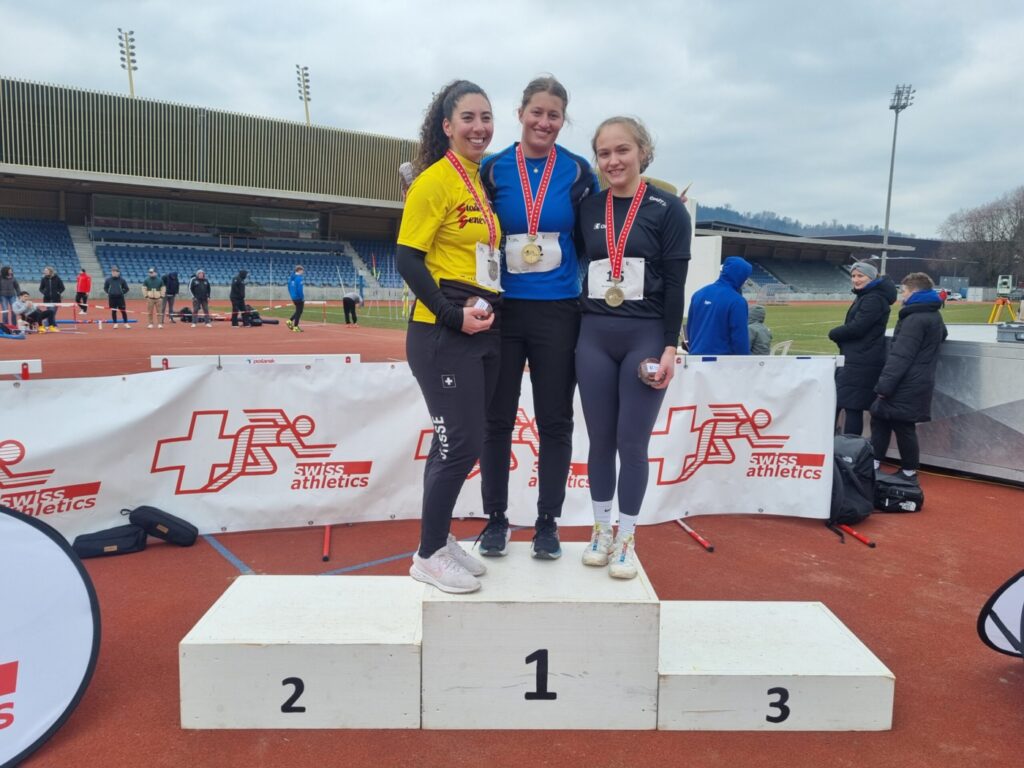 Lydia Wehrli, Iris Nowack, Kathrin Budmiger (Photo: Swiss Athletics)