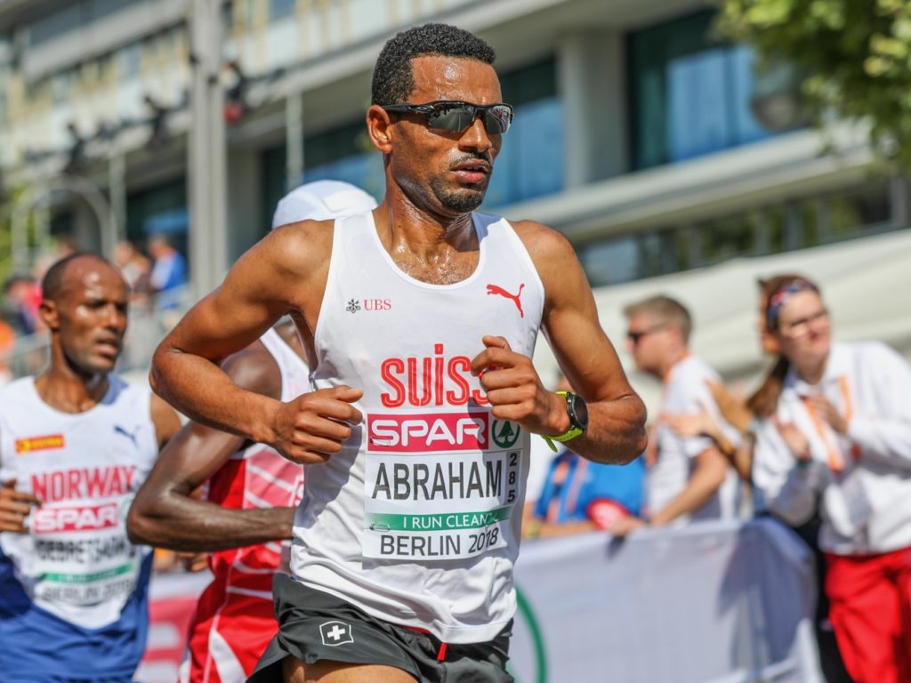 Tadesse Abraham läuft an den Leichtathletik-Europameisterschaften in Berlin zum Europameistertitel