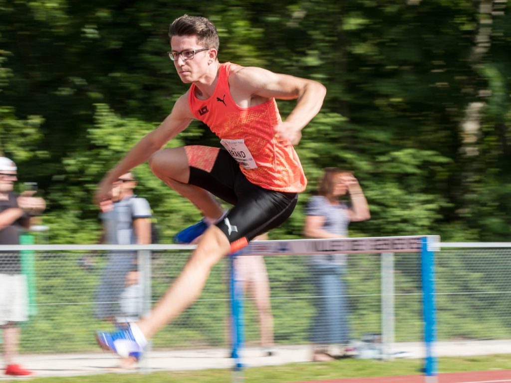 Der Hürdenläufer Dany Brand bei AtletiCAGenève 2018 (Photo: athletix.ch)