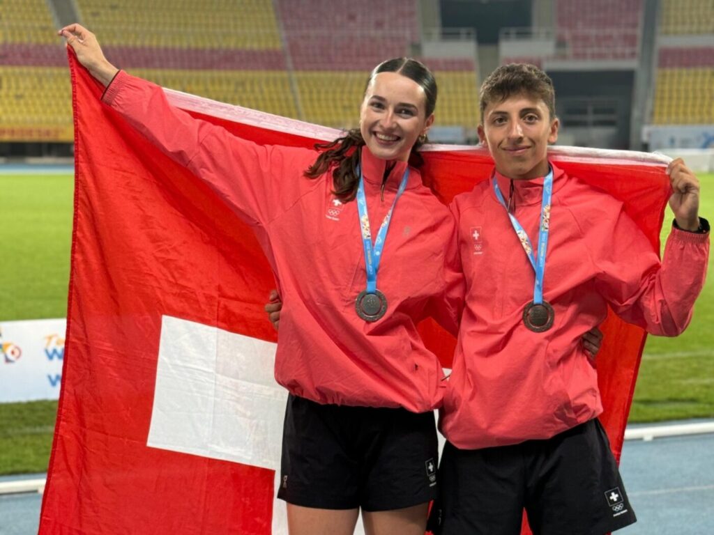 Xenia Buri, Eric Huanca Quispe (Photo: Swiss Athletics)