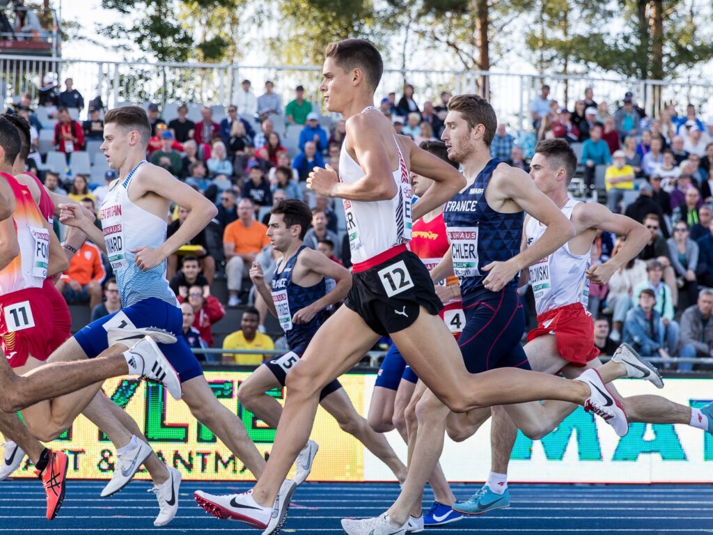 Tom Elmer (SUI, 1500m) in the final at the European U23 Championships on 7 13, 2019 in Gaevle (Sweden).