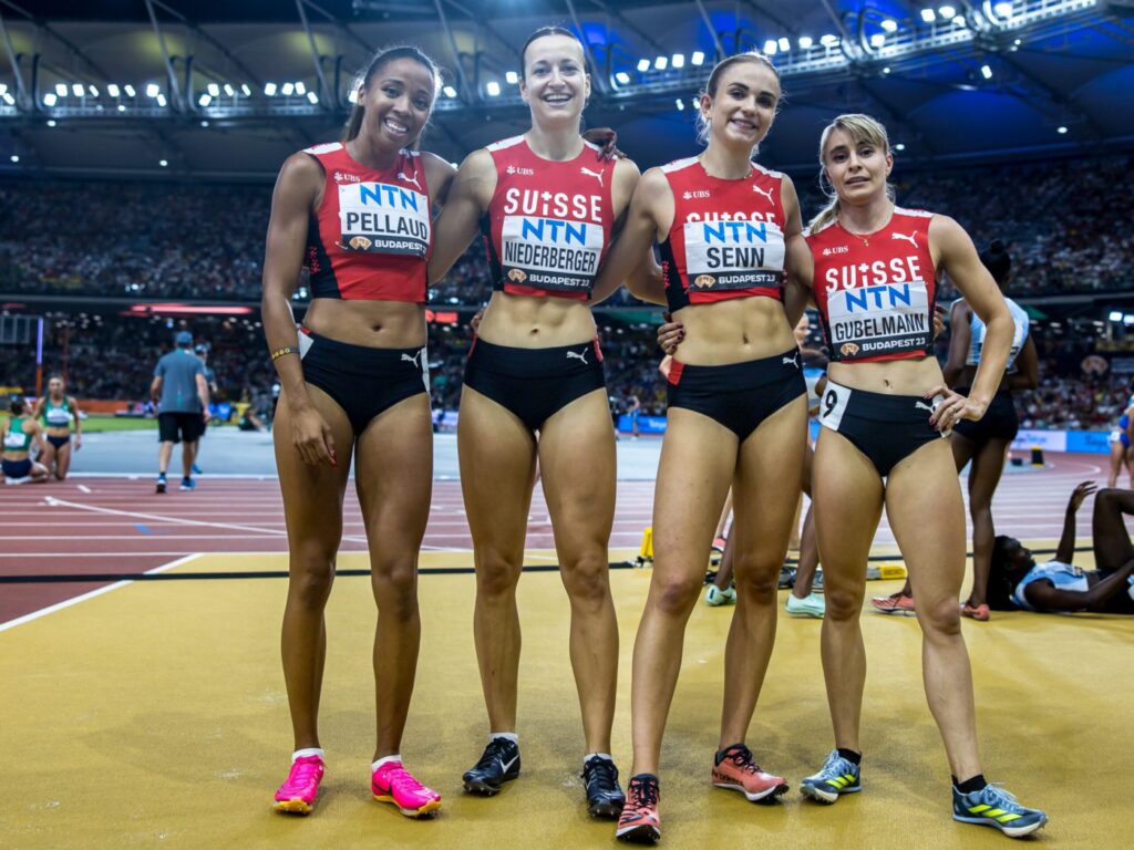 Rachel Pellaud, Julia Niederberger, Giulia Senn, Catia Gubelmann (Photo: Athletix.ch)