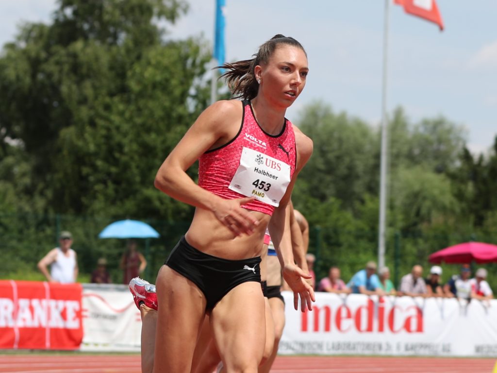 Cornelia Halbheer an der SM 2018 in Zofingen (Photo: athletix.ch)