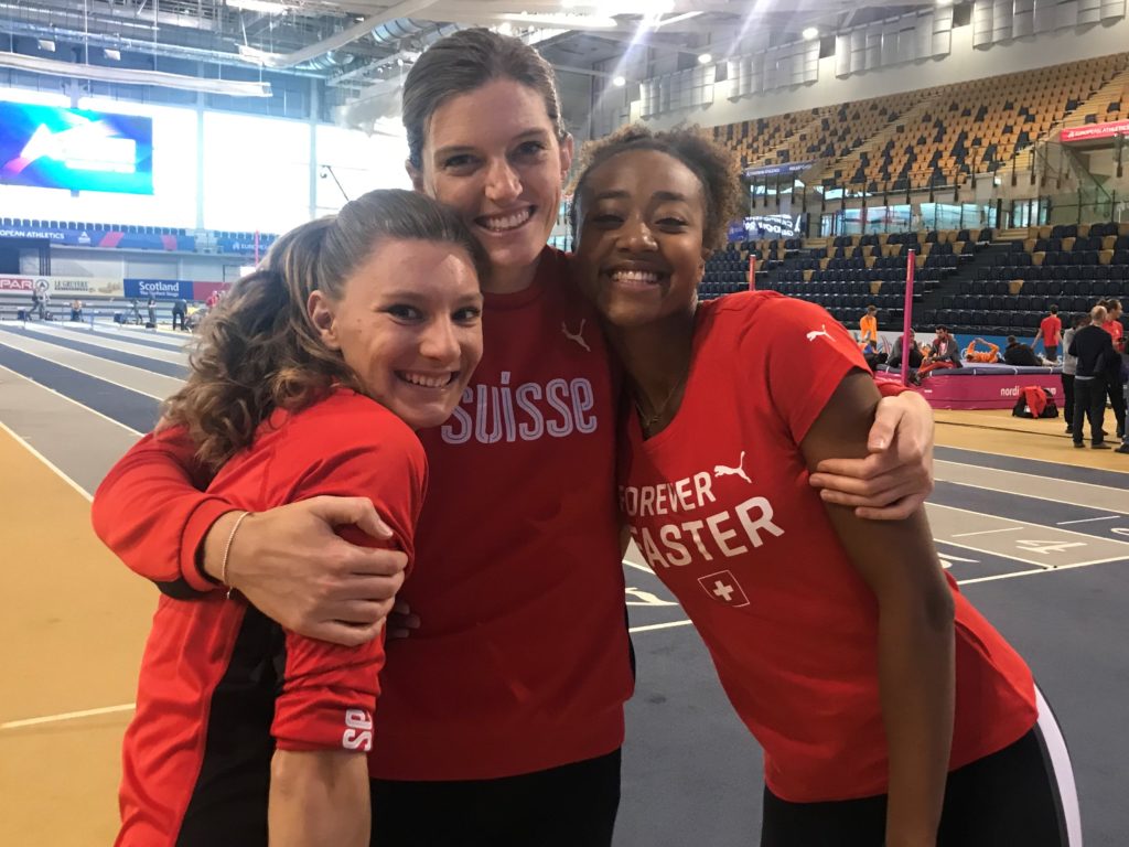 Ajla Del Ponte, Lea Sprunger, Sarah Atcho (Photo: Swiss Athletics)