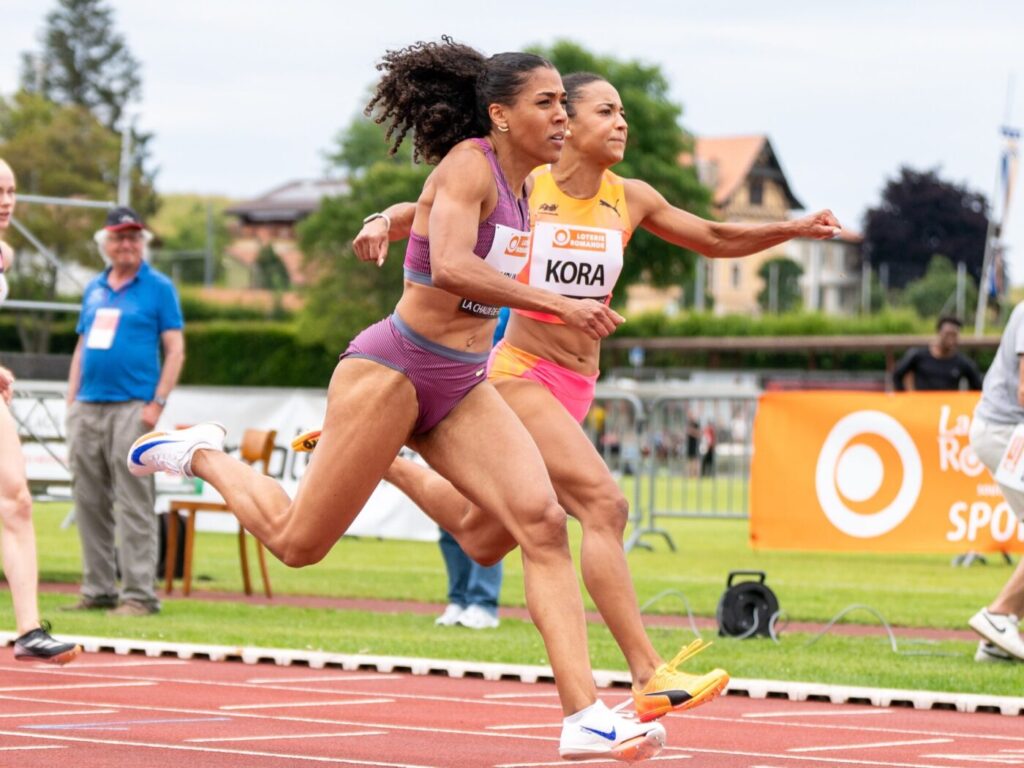 Mujinga Kambundji, Salomé Kora (Photo: athletix.ch)