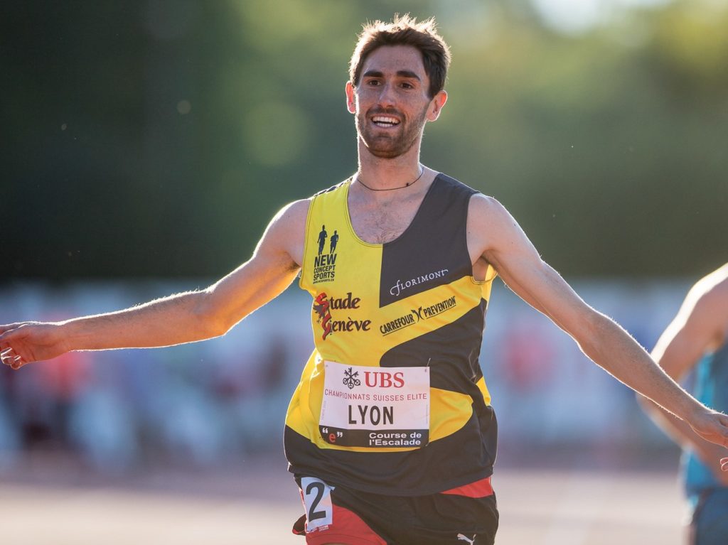 Julien Lyon an der SM Aktive 2016 in Genf (Photo: athletix.ch)