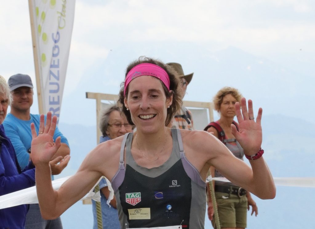 Maude Mathys, Siegerin der Berglauf-SM 2018 im Toggenburg (Photo: Hugo Rey)