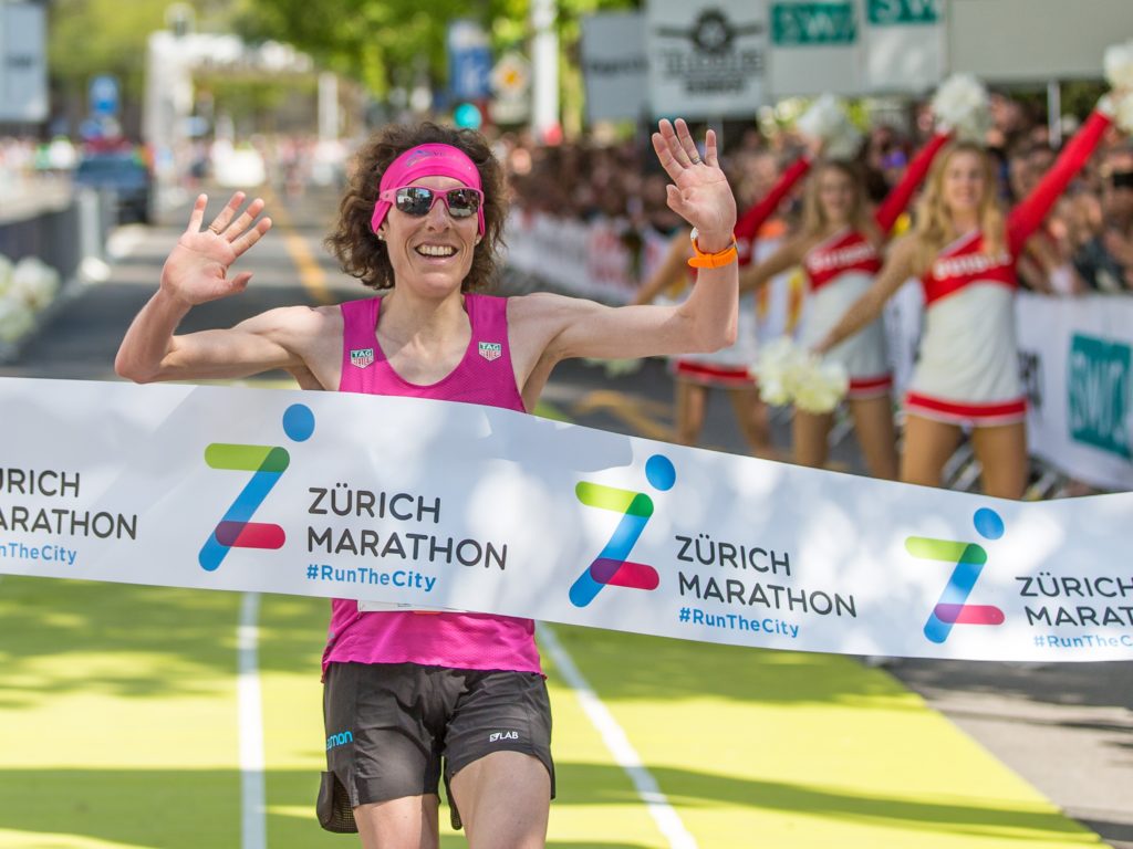 Maude Mathys gewinnt den Zürich-Marathon 2018 (Photo: athletix.ch)