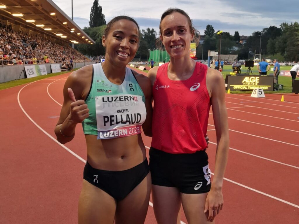 Rachel Pellaud, Lore Hoffmann (Photo: Swiss Athletics)