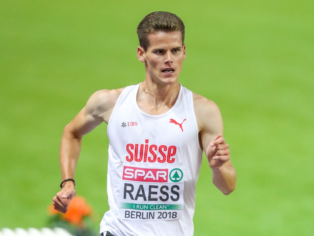 Jonas Raess im 5000-m-Final an der EM 2018 in Berlin (Photo: athletix.ch)