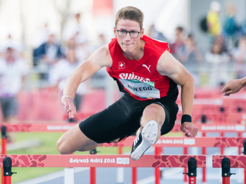 Nick Rüegg an den YOG 2018 in Buenos Aires (Photo: Swiss Olympic/Manuel Lopez)