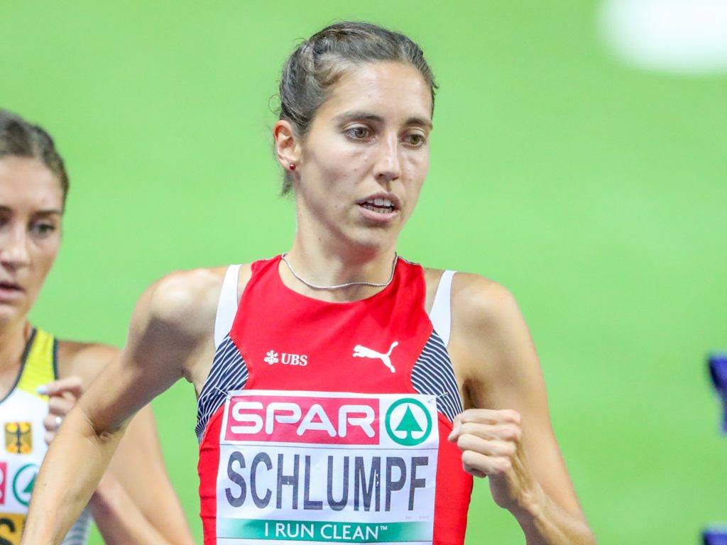 Fabienne Schlumpf im Steeple-Final an der EM 2018 in Berlin (Photo: athletix.ch)
