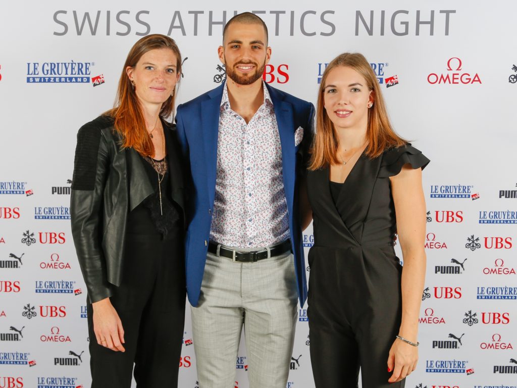 Lea Sprunger, Kariem Hussein, Géraldine Ruckstuhl (Photo: athletix.ch)
