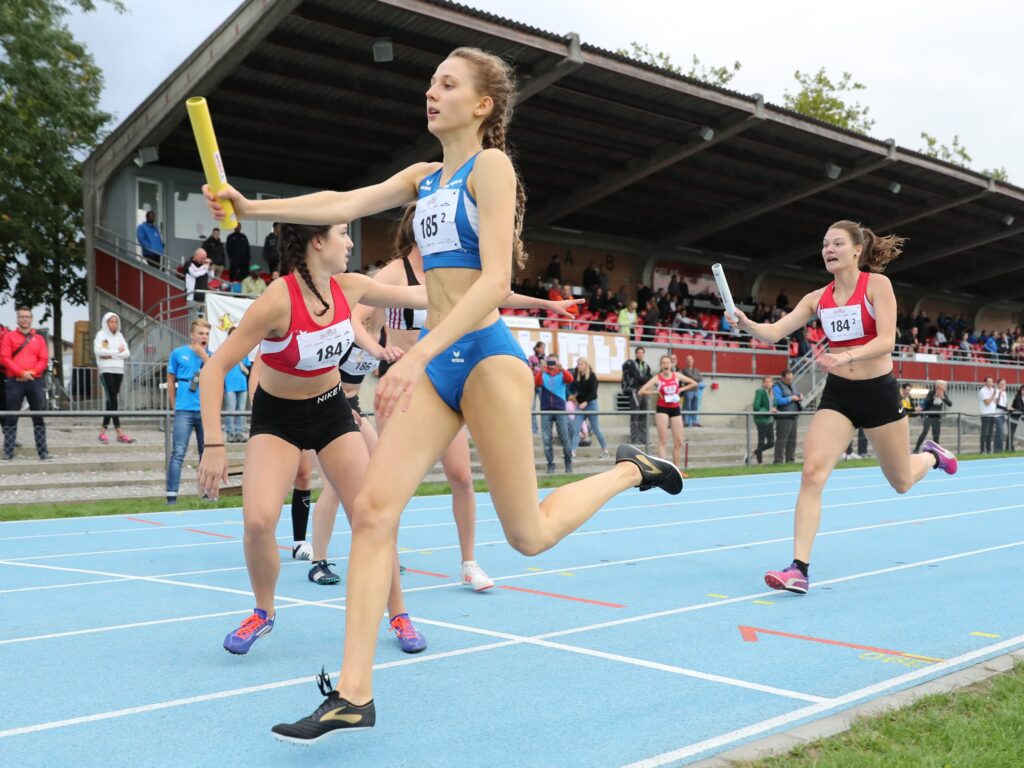 4x400 m Frauen an der Staffel-SM 2018 in Thun (Photo: athletix.ch)