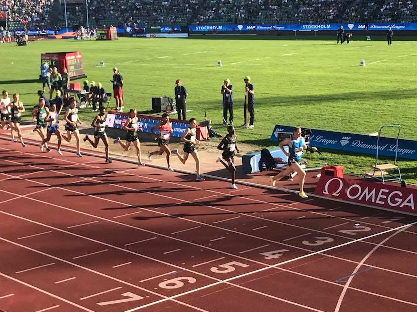 Julien Wanders im 10'000-m-Rennen beim Diamond-League-Meeting 2018 in Oslo (Photo: Swiss Athletics)