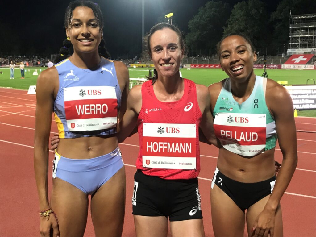 Audrey Werro, Lore Hoffmann, Rachel Pellaud (Photo: Swiss Athletics)