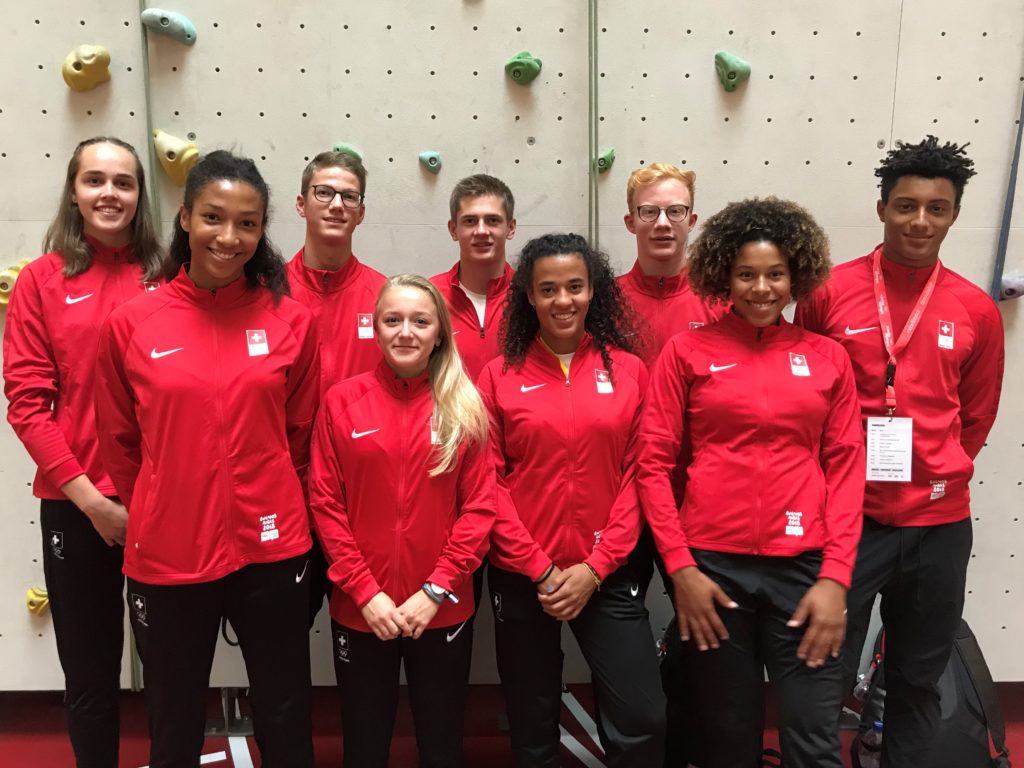 Team Youth Olympic Games 2018 (Photo: Swiss Athletics)